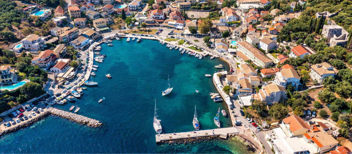 dimitra rent and transfer corfu kassiopi harbor picture