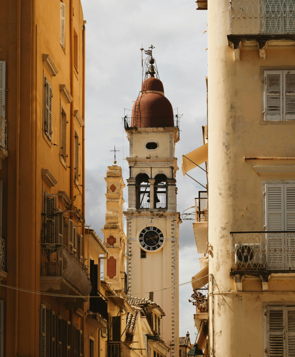 dimitra rent and transfer corfu picture of-old-town-church